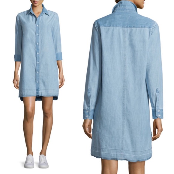 rag & bone Dresses & Skirts - Rag & Bone Jean Beau Dress, Button Front Chambray Denim Shirt Dress, Kenton, S